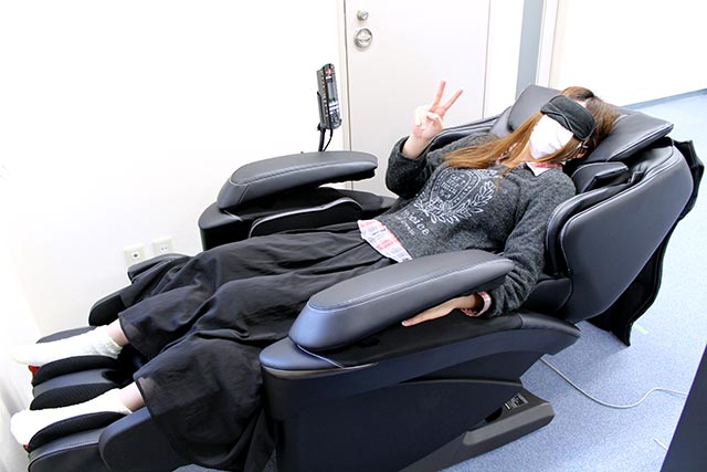 One of our employees in relaxation mode lol