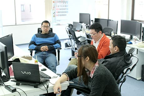 イベントの為に緊急ミーティング中